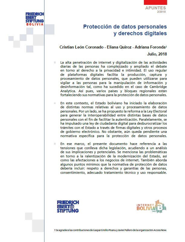 Protección de datos personales y derechos digitales