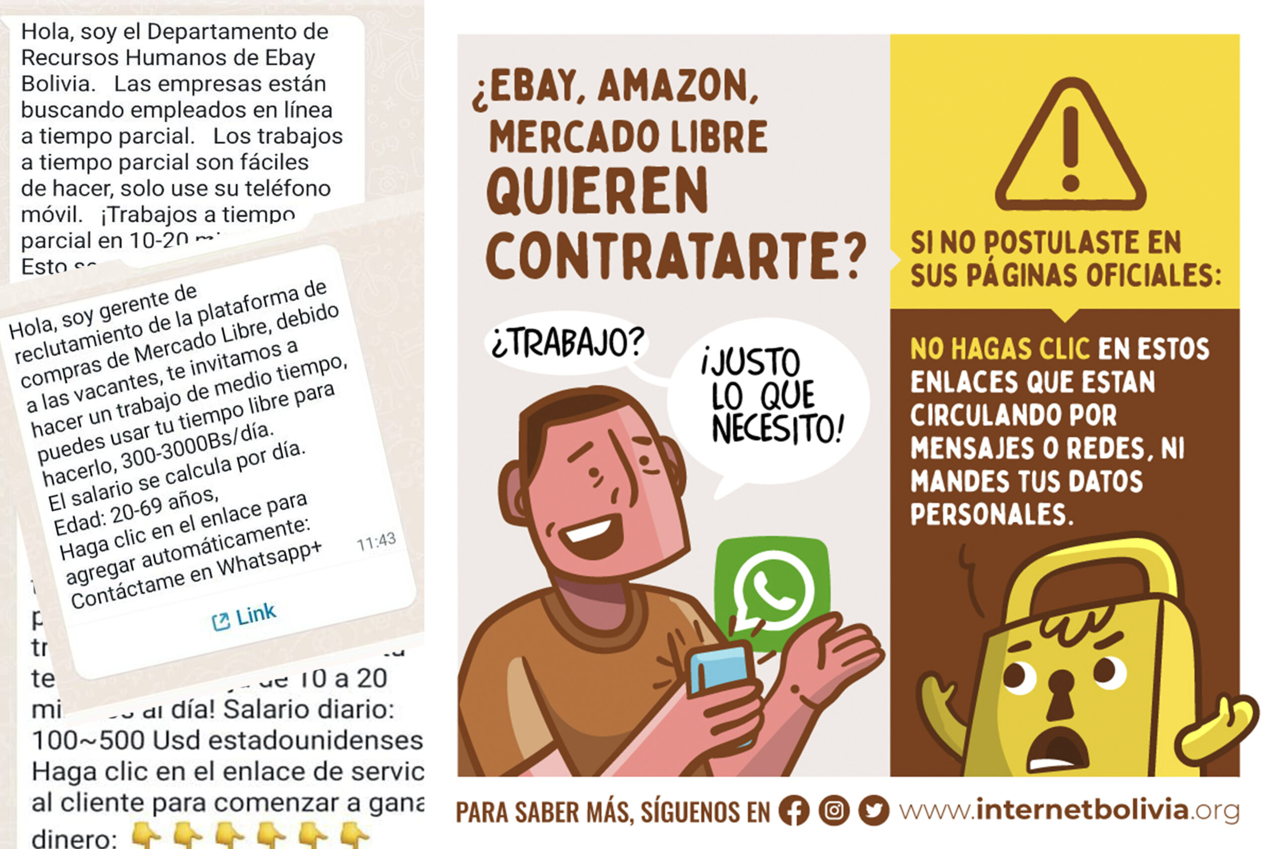 Estafas escondidas en ofertas de trabajo